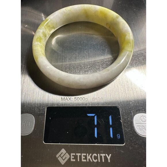 Jade Bangle Bracelet 71 grams - Picture 2 of 3